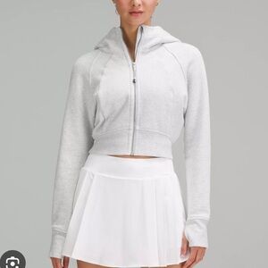 Lululemon Scuba Full-Zip Cropped Hoodie